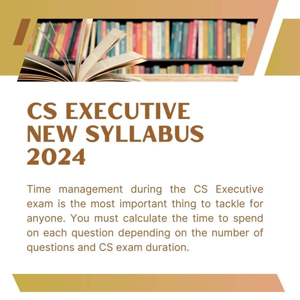 CS Executive New Syllabus 2024: What You Need to Know