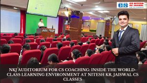 NKJ Auditorium for CS Coaching: Inside the World-Class Learning Environment at NITESH KR. JAISWAL CS CLASSES